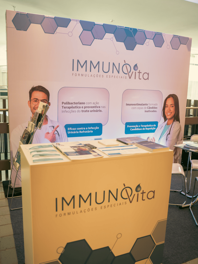 Estande da IMMUNO Vita no evento 49º Congresso Pernambucano de Ginecologia e Obstetrícia